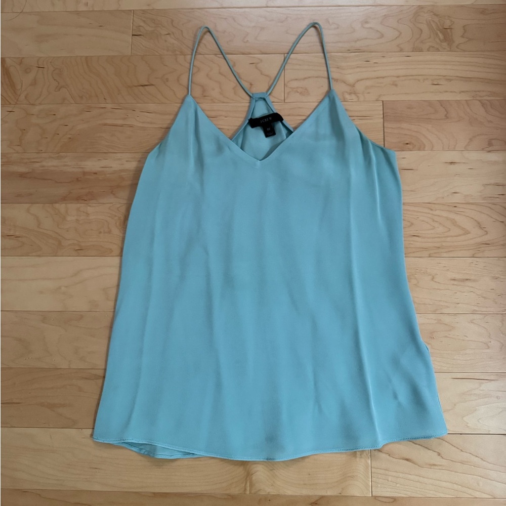 J. Crew Light Blue Silk Camisole